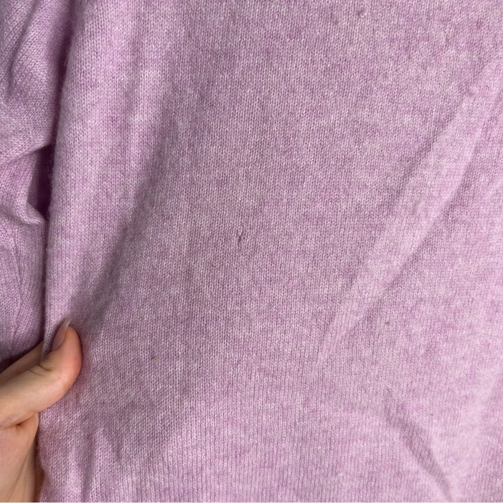 NWT Charter Club 100% Cashmere Pink Pullover Sweater XL FLAWED